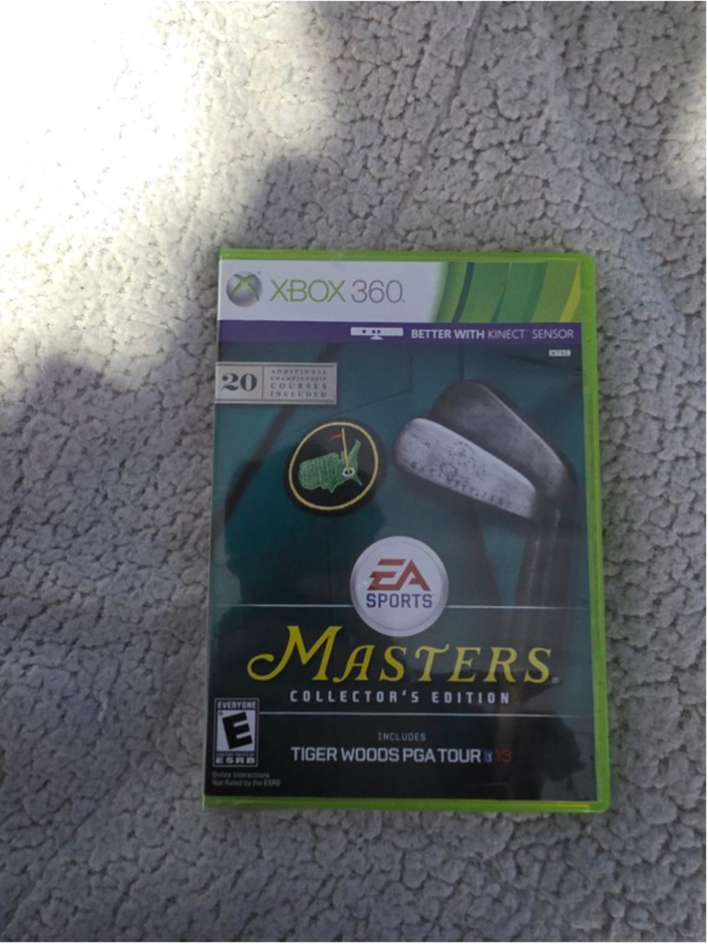 EA Sports Xbox 360 Masters Collector's Edition Video Game One Size Green